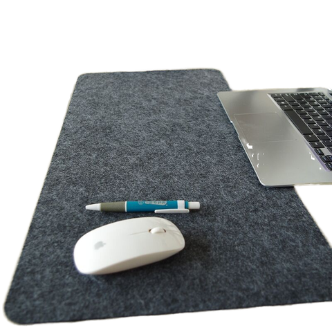 Manufacturer Wholesale Stylish Modern Bamboo Mouse Pad Large Felt Writing Desk Mat Student Desk Mat Floor Mat Stylish Felt