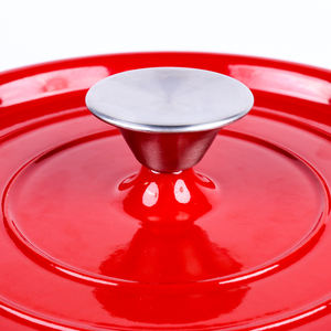 Marmite émaillée en <span class=keywords><strong>fonte</strong></span> de 3L 3,5 L 5L avec poignée pour restaurant, faitout émaillé pour four hollandais - Product Image 2