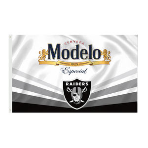 Drapeau de football NFL personnalisé 3x5 pieds en <span class=keywords><strong>vente</strong></span> chaude avec les derniers designs, drapeaux des Raiders de Las Vegas - Product Image 3