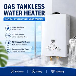<span class=keywords><strong>Calentador</strong></span> de Agua Instantáneo de Propano de Alta Calidad con LED Blanco, de 10-16 <span class=keywords><strong>Litros</strong></span>, para Uso Doméstico en Exteriores, Alimentado por <span class=keywords><strong>Gas</strong></span> - Product Image 2