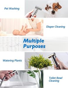Регулируемый ручной распылитель для биде - Product Image 3