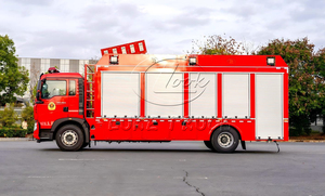 SINOTRUK HOWO 4x2 Fire Rescue Lighting <b>Tower</b> Truck with Generator - Product Image 6