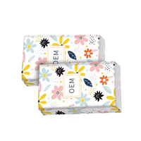 Mouchoirs de poche ultra doux 3 plis personnalisables Nanbo en pâte de bois vierge, format voyage, en vrac