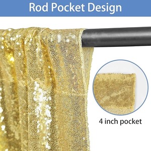 Stile Morden tenda di nozze finestra francese sfondo tessuto paillettes <span class=keywords><strong>tende</strong></span> di velluto <span class=keywords><strong>con</strong></span> <span class=keywords><strong>Glitter</strong></span> - Product Image 5