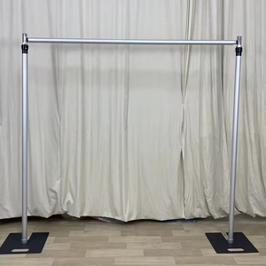 A-PAD001 Bán Buôn Có Thể Điều Chỉnh Nhôm Ống Và Treo Lên Backdrop Đứng Nhiệm Vụ Nặng Nề Di Động Ảnh Gian Hàng Ống Treo Lên Rèm Cửa - Product Image 1
