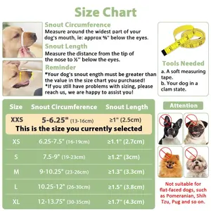 Muselière pour chien en maille respirante, anti-morsure, anti-aboiement, anti-léchage, articles pour animaux de compagnie, vente chaude transfrontalière - Product Image 3