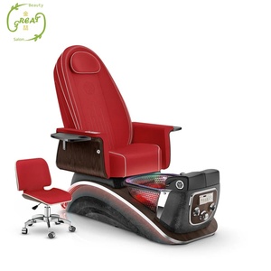 Fauteuil de pédicure électrique inclinable avec massage par pétrissage pour salon de manucure et pédicure - Product Image 5