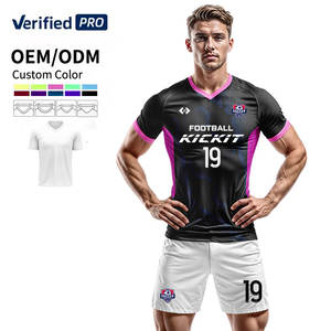 EUOKA, uniforme de fútbol impreso personalizado, kits de fútbol <span class=keywords><strong>con</strong></span> serigrafía, uniforme de fútbol para hombre, camiseta de fútbol de jugador de Casa 2024/25 - Product Image 1