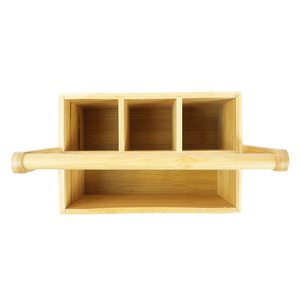 Vente en gros Mulip-<span class=keywords><strong>pose</strong></span> Bambou Argenterie Couverts Couverts Caddy avec poignée pliante pour la <span class=keywords><strong>cuisine</strong></span> - Product Image 4