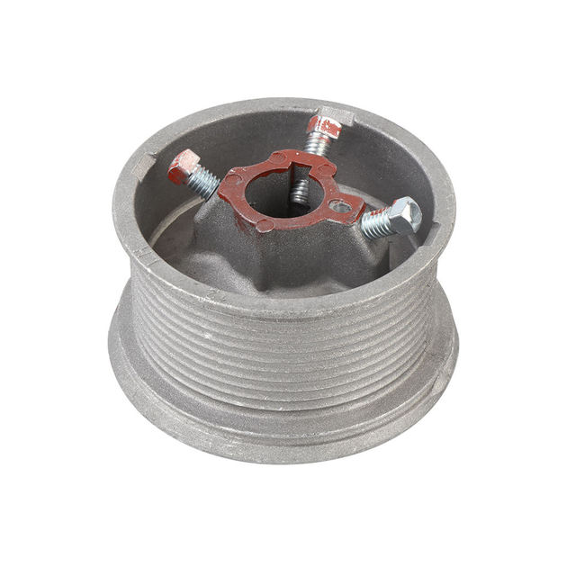 Garage Door Cable Drum, Heavy-Duty Steel Wire Rope Drum for Sectional Overhead Lift Door Hardware Spare Parts