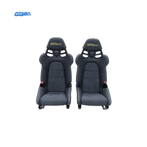 Sièges de course en fibre de carbone OEM pour Porsche Taycan J1, revêtement Nappa Alcantara. - Product Image 2