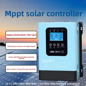 Régulateur de Charge Solaire <span class=keywords><strong>MPPT</strong></span> SZHS 30A 60A 120A en Gros avec Écran LCD, Régulateur Automatique 12V-96V, Efficacité 99,9%, Puissance PV Maximale 14400W - Product Image 2