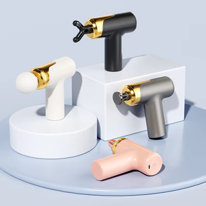 Pistola de Masaje Eléctrica Portátil Pequeña para Tejido Profundo, 2025, Superventas, <span class=keywords><strong>Mini</strong></span> Pistola de Percusión Corporal con 5 Cabezales de Masaje, Control de Velocidad, Musical - Product Image 1