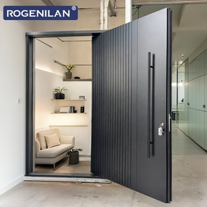 ROGENILAN Porte d'Ingresso di Sicurezza per Ville di Lusso, Porte Moderne in Alluminio Resistenti alla Corrosione per Case - Product Image 6