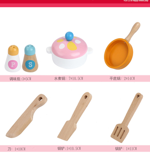 2020 oferta especial de la educación temprana que cocina papel juguete venta directa del fabricante rosa de cocina de Madera Jug - Product Image 4