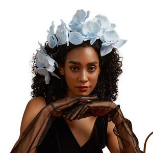 Bandeau de mariée Fascinators unique bandeau de mode bandeau de <span class=keywords><strong>mariage</strong></span> cérémonie de thé bandeau accessoires de cheveux coiffes <span class=keywords><strong>pour</strong></span> femmes - Product Image 1