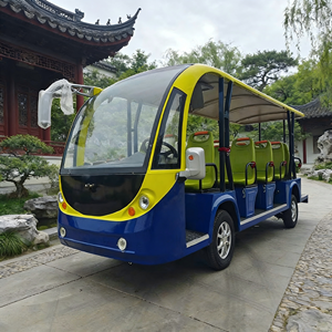Bus scolaire électrique mini-citadin automatique 11 places CE neuf, personnalisé, 48V/60V/72V, fourni par l'usine, à vendre - Product Image 1