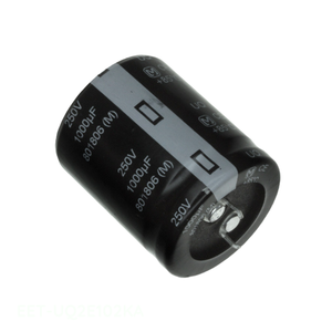 Condensateur à électrolyte aluminium canal fabricant CAP ALUM 1000UF 20% 250V SNAP TH à travers trou 1000 uF EET-UQ2E102KA - Product Image 1