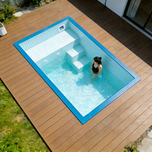 Piscina Familiar de Fibra de Vidrio, Enterrada y Elevada, Resistente a los Rayos UV y a la Corrosión, para Jardín y Hogar - Product Image 1