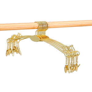 Gancio di biancheria intima in metallo in acciaio inossidabile <span class=keywords><strong>per</strong></span> pantaloni vestiti gioielli appendiabiti in plastica <span class=keywords><strong>per</strong></span> la conservazione del guardaroba <span class=keywords><strong>per</strong></span> uso bagno - Product Image 3