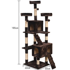 Poteaux à gratter <span class=keywords><strong>Stand</strong></span> Maison Condo Chatons drôles Centre d'activités de meubles à plusieurs niveaux Tour d'arbre à chat Cadre d'escalade pour l'intérieur - Product Image 2