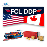 Ever Ocean Estimación de costos Tasas de entrega Envío Mar Fcl Lcl Trucking Ddp Agente de carga verificado China a EE. UU. Canadá