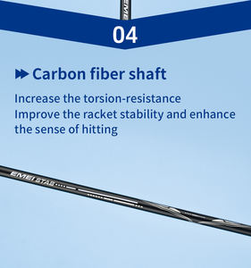 Raquette de badminton en fibre de carbone 4U de la marque Lingmei - Product Image 4