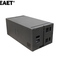 Diseño de Caja de Altavoz de Audio Subwoofer Activo Doble de 18 Pulgadas KS28 PA