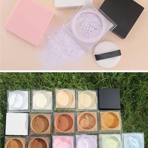 Etiqueta privada Vegan Pink <span class=keywords><strong>Polvo</strong></span> de ajuste suelto Control de aceite <span class=keywords><strong>Polvo</strong></span> mineral mate a prueba de agua <span class=keywords><strong>para</strong></span> maquillaje facial sin Talco - Product Image 2