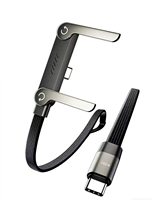 Kabel USB Ironstone 1m Berkualitas Tinggi 6A Pengisian Cepat Kabel Data Micro/IP/Tipe-C Pengisian Cepat untuk Samsung