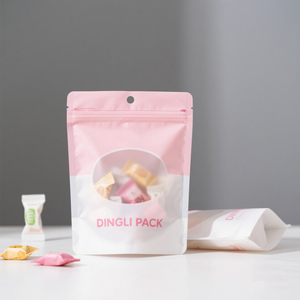 Bolsas con cierre de cremallera con logotipo personalizado para alimentos, envases de plástico, papel de aluminio, bolsa de pie para anacardos, alimentos para mascotas - Product Image 5