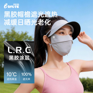 Masque de protection solaire intégral eINGTE avec visière en soie glacée, protection UV pour femmes, sports d'été en plein air - Product Image 4
