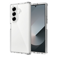 Étui transparent 2,0 mm pour Samsung Galaxy Z Fold7, coque hybride TPU+PC pour téléphone portable Samsung Galaxy Z Fold7 Fold6