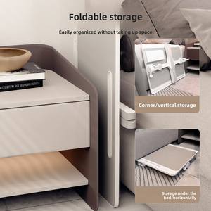 Table de lit pliable réglable, divers matériaux disponibles, différentes tailles, hauteur de support réglable, idéale <span class=keywords><strong>pour</strong></span> les étudiants et l'utilisation à domicile avec <span class=keywords><strong>ordinateur</strong></span>. - Product Image 5