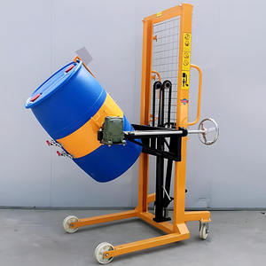 Carretilla Elevadora Manual Hidráulica para Bidones de Aceite de 400 kg, Apilador para Manipulación de Materiales - Product Image 6