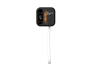 2026 Newly designed hands-free wave induction automatic open cover <b>led</b> <b>clock</b> display toothbrush sanitizers holder with heating - Product Image 6
