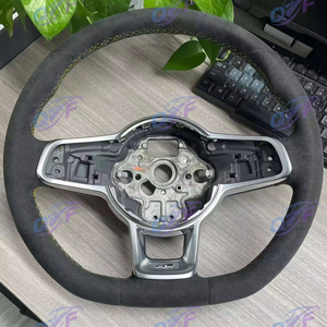 Gran oferta, nuevos productos explosivos, costuras azules de cuero perforado para volante de coche Volkswagen Golf MK8 - Product Image 2