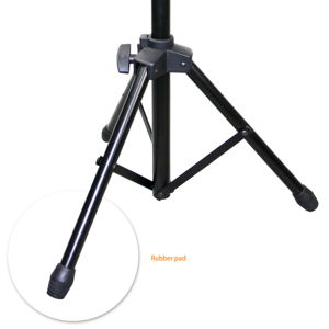Soporte de Micrófono Profesional K-106B, Negro, Ajustable, de Metal y Goma, Altura de 80-128 cm, para Sentarse y Estar de Pie - Product Image 4