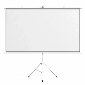 Vsmile Ready to Ship Portable Pull up Home Movie/Theater/Office 100&quot; 8K/Ultra HD <strong>Tripod</strong> <strong>Projector</strong> <strong>Screen</strong> for Home and School - Product Image 2