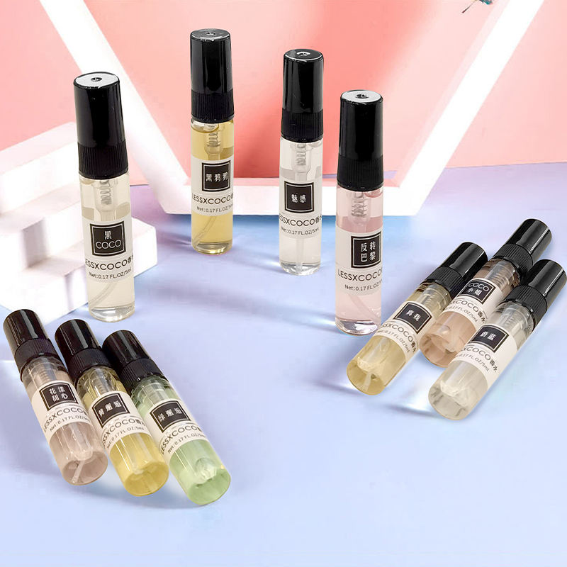 10 Fragrance Private Label 5ml Perfume Sample for Date Charm French Women  Men Body Parfum Test Tube Q Mini Perfume