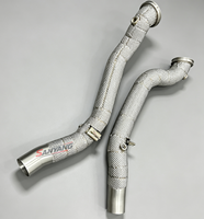 Tubería de Escape de Alto Flujo para Maserati Levante/Quattroporte/Ghibli S Q4 3.0T 3.8T, Tubos de Escape, Tubo de Prueba, Tubo Colector