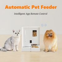 Mangeoire automatique Elecpet Factory Cat 2 en 1 Fontaine d'eau et de nourriture pour animaux domestiques Wifi APP Control Timed Smart Feeder avec caméra