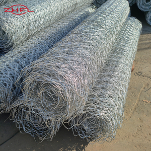 Panier gabion en treillis hexagonal renforcé galvanisé à chaud, cage à pierres en treillis soudé, filet de protection contre les inondations - Product Image 1