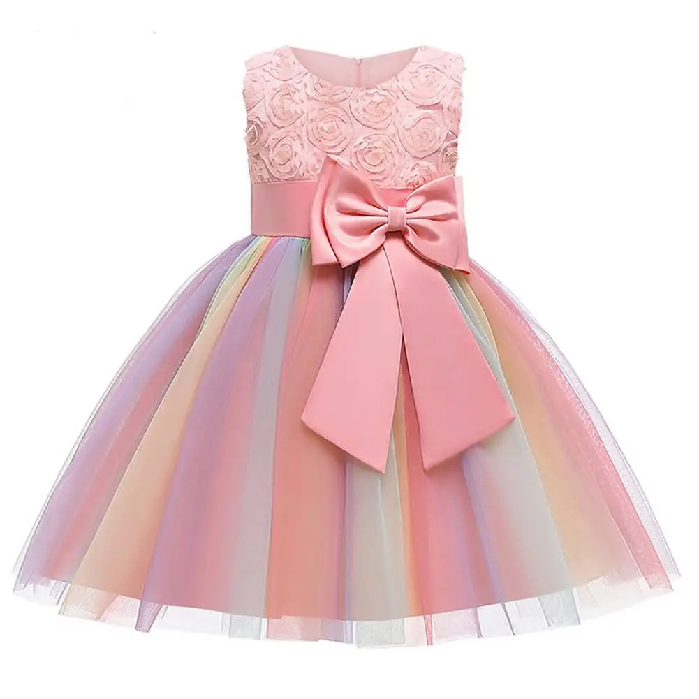 Лучшие продажи Amazon 2021 летняя одежда для вечеринки платья/платья для девочек