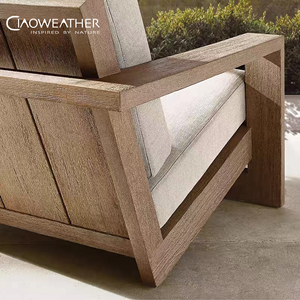 Deluxe moderno impermeable al aire libre teca <span class=keywords><strong>Muebles</strong></span> de Jardín conjunto terraza sofá para Hotel sala de estar dormitorio Parque apartamento Hall - Product Image 4