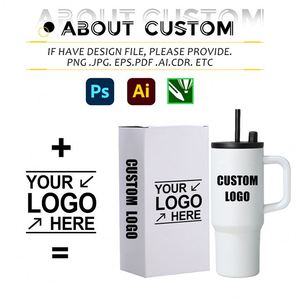 Nuevo Vaso Aislado de Acero Inoxidable 316, Vaso con Pajita de Gran Capacidad, con Asa y Logotipo Personalizado - Product Image 2