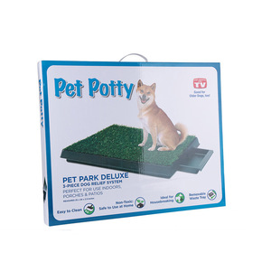 Inodoro para mascotas de plástico de tres niveles con cajón para perros, 63x51cm, para uso en interiores. - Product Image 3