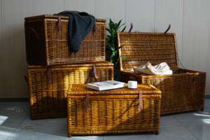 JY Panier <span class=keywords><strong>à</strong></span> <span class=keywords><strong>linge</strong></span> de luxe <span class=keywords><strong>en</strong></span> <span class=keywords><strong>osier</strong></span> avec couvercle, panier de rangement <span class=keywords><strong>en</strong></span> saule, <span class=keywords><strong>coffre</strong></span>, solution de rangement élégante - Product Image 2