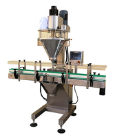 Machine de remplissage automatique de bouteilles en verre de 500 ml pour poudre d'épices avec équipement de dosage à vis sans fin