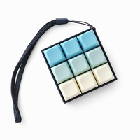 Testeur de commutateurs de clavier à neuf touches, porte-clés anti-stress en plastique, pendentif de décompression avec logo personnalisé